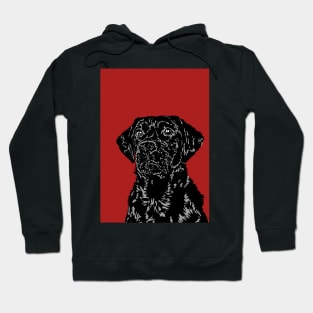 Betsy the Black Labrador Dog Hoodie